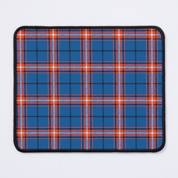 Item preview, OKC Thunder plaid tartan  designed and sold by Broken Antler Designs .