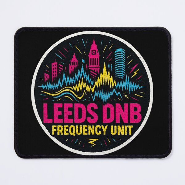 Item preview, Leeds DnB Frequency Unit – Drum and Bass Skyline Rave Graphic designed and sold by |TRSSHOP|.