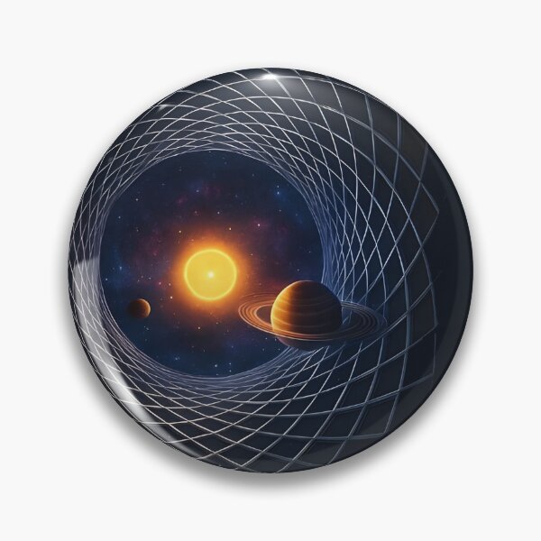 Item preview, Solar System Vortex Tunnel – Futuristic Cosmic Space Portal Art designed and sold by Uglyandcute.