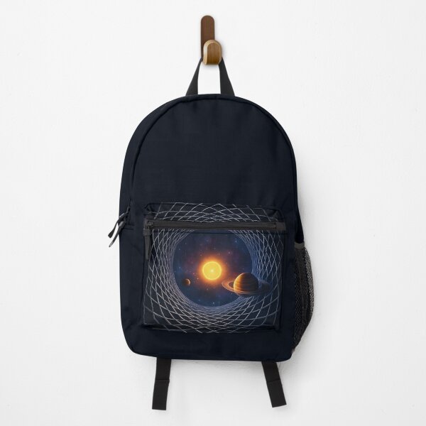 Item preview, Solar System Vortex Tunnel – Futuristic Cosmic Space Portal Art designed and sold by Uglyandcute.