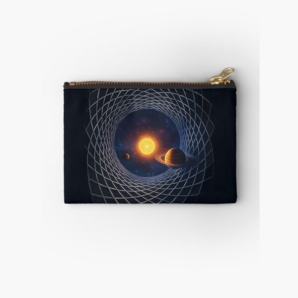 Item preview, Solar System Vortex Tunnel – Futuristic Cosmic Space Portal Art designed and sold by Uglyandcute.