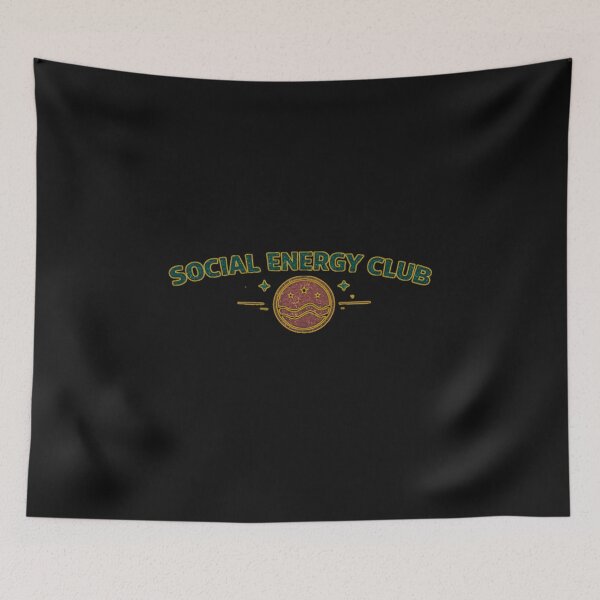 Item preview, Social Energy Club – Vintage Minimal Streetwear Design designed and sold by Mosogoloso.