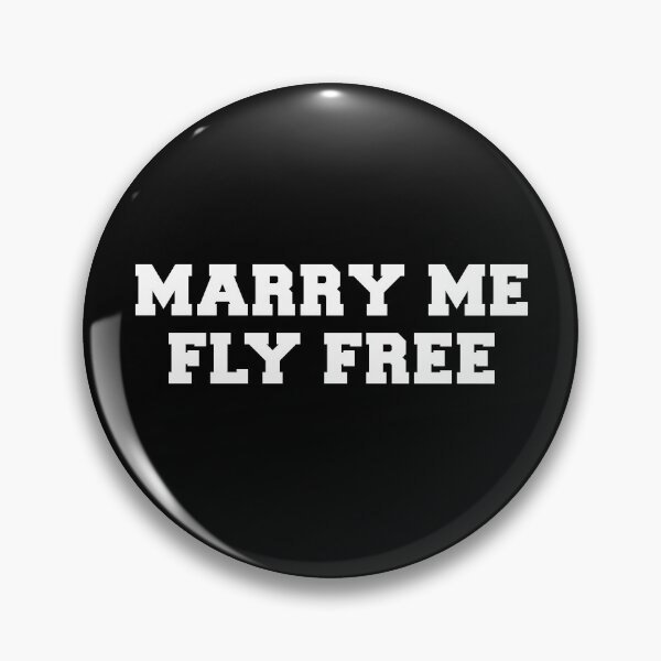 Item preview, Marry Me Fly Free designed and sold by fusedtees.