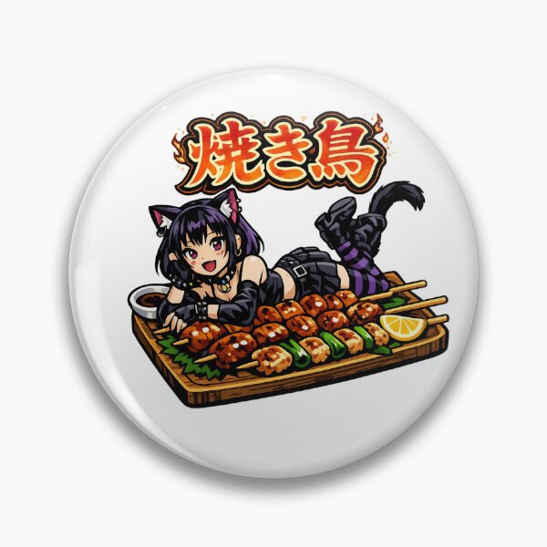 Item preview, Catgirl Anime Yakitori designed and sold by GothCatHedral.