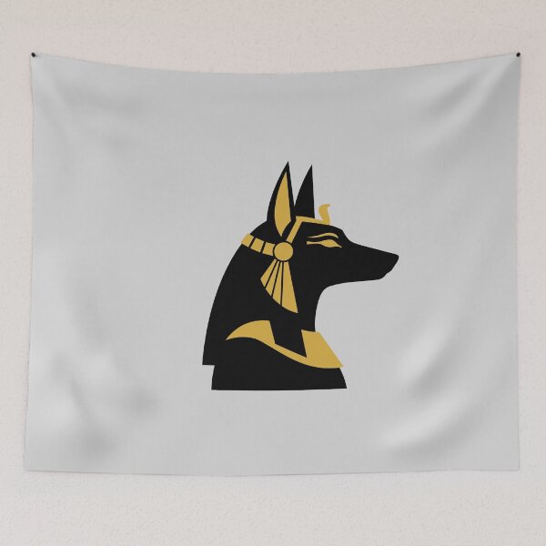 Item preview, Ancient Egyptian God Anubis Silhouette designed and sold by KeremYurtseven.