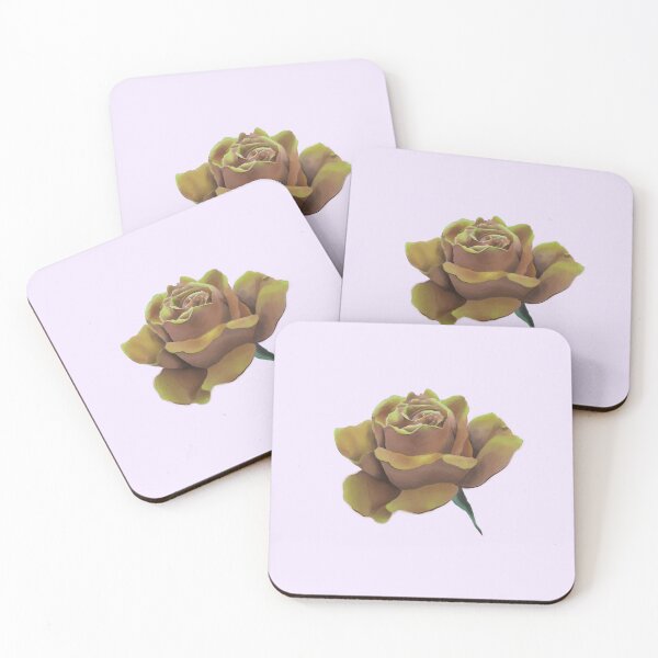 Item preview, Gold Painted Rose designed and sold by FebruaryBloom.