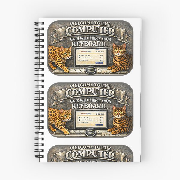 Item preview, Cat computer checkers  designed and sold by designbywhacky.