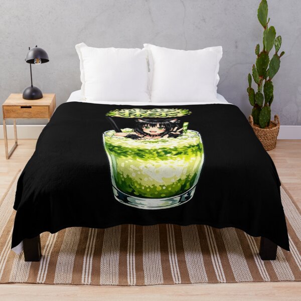Item preview, Chica gato Anime Matcha designed and sold by GothCatHedral.