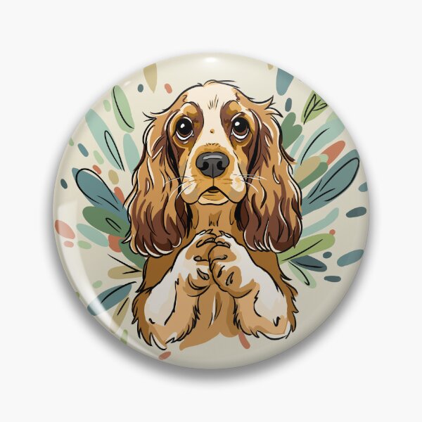 Item preview, Adorable Cocker Spaniel in a begging position designed and sold by MartynaKanik.