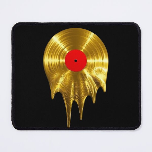 Item preview, Dripping golden record artwork designed and sold by Slickskillz11.