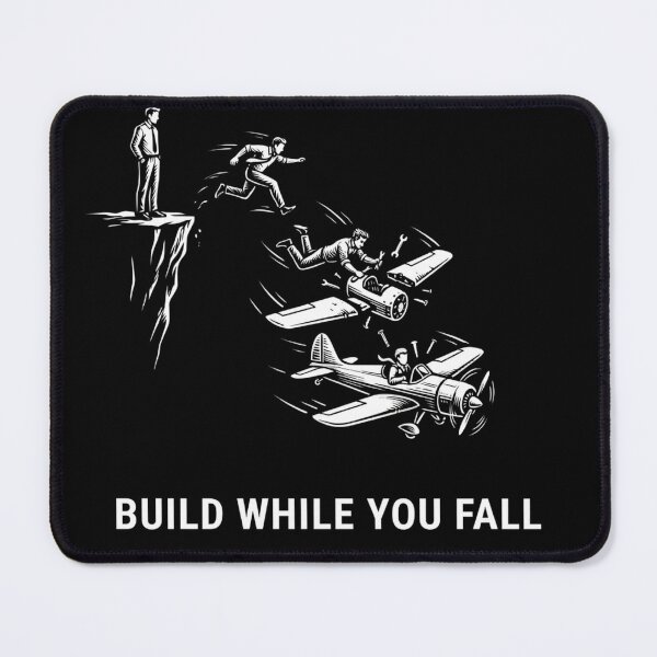 Item preview, Build While You Fall designed and sold by TheMindsetFuel.