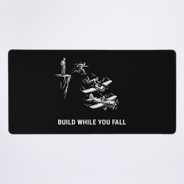 Item preview, Build While You Fall designed and sold by TheMindsetFuel.