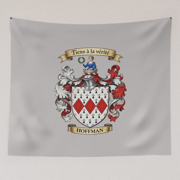Item preview, The Hoffman Family Coat of Arms designed and sold by BagTown Clans.