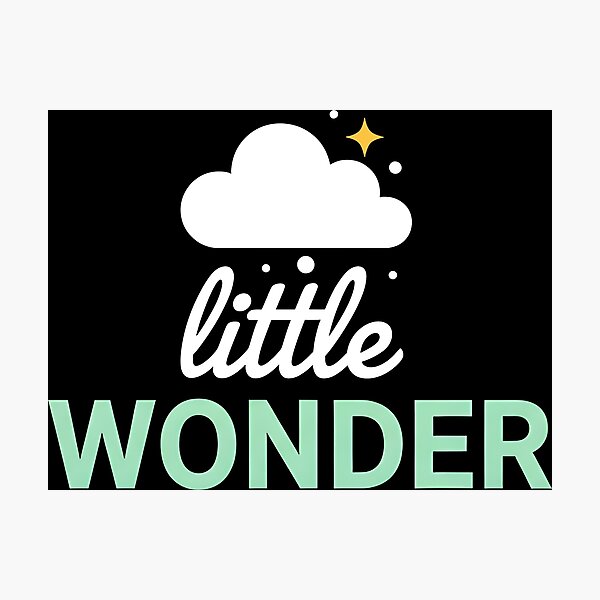 Item preview, Little Wonder – Cute Baby Wonder Design with Cloud in Mint Green designed and sold by Fuechse.