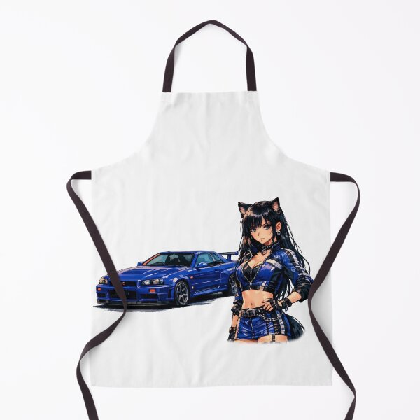 Item preview, Catgirl Anime Circuit Collection Nissan Skyline GT-R (No Logo) designed and sold by GothCatHedral.