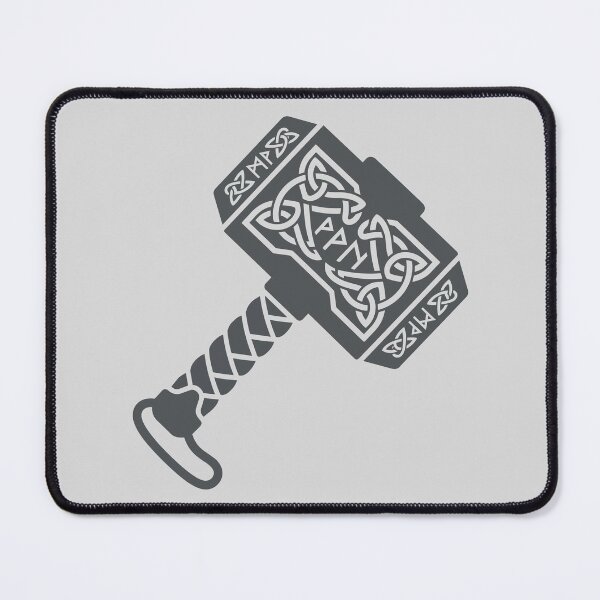Item preview, Thor's Hammer Mjolnir Vector Art designed and sold by KeremYurtseven.