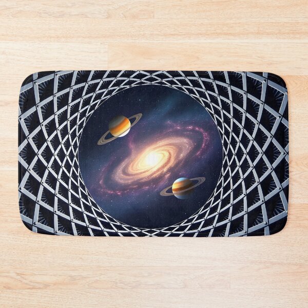 Item preview, Solar System Vortex Tunnel – Futuristic Cosmic Space Portal Art designed and sold by Uglyandcute.