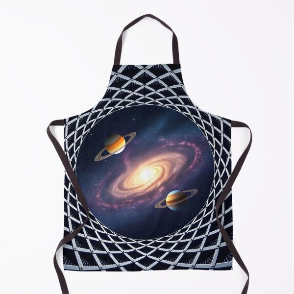 Item preview, Solar System Vortex Tunnel – Futuristic Cosmic Space Portal Art designed and sold by Uglyandcute.