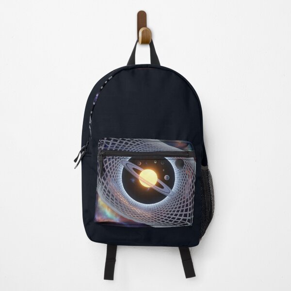 Item preview, Solar System Vortex Tunnel – Futuristic Cosmic Space Portal Art designed and sold by Uglyandcute.