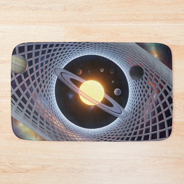 Item preview, Solar System Vortex Tunnel – Futuristic Cosmic Space Portal Art designed and sold by Uglyandcute.