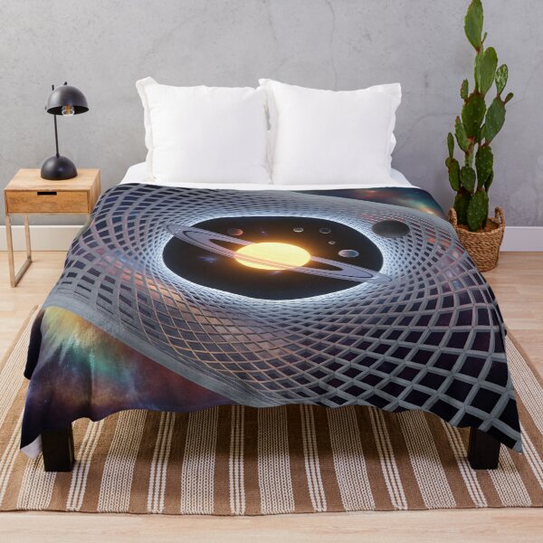Item preview, Solar System Vortex Tunnel – Futuristic Cosmic Space Portal Art designed and sold by Uglyandcute.