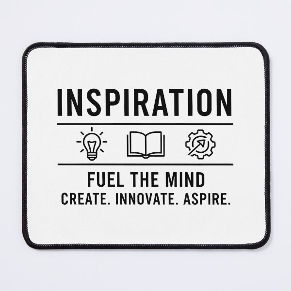 Item preview, Inspiration Fuel the Mind – Motivating Shorthand Design for Creatives designed and sold by Fuechse.