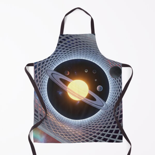 Item preview, Solar System Vortex Tunnel – Futuristic Cosmic Space Portal Art designed and sold by Uglyandcute.
