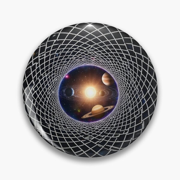 Item preview, Solar System Vortex Tunnel – Futuristic Cosmic Space Portal Art designed and sold by Uglyandcute.