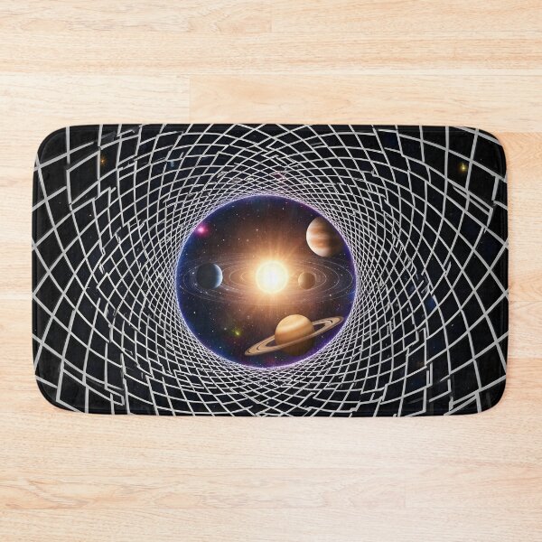 Item preview, Solar System Vortex Tunnel – Futuristic Cosmic Space Portal Art designed and sold by Uglyandcute.