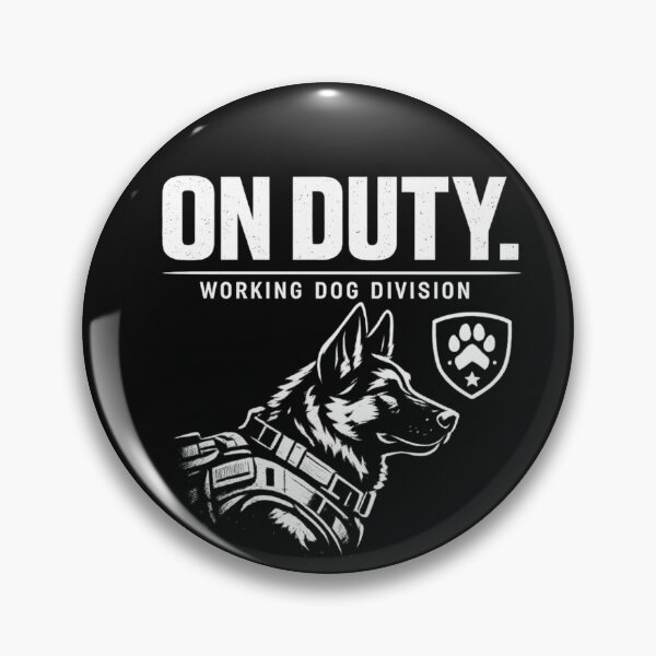 Item preview, ON DUTY Working Dog Division – K9 Handler & Service Dog Design designed and sold by pawsofhonorstudio.