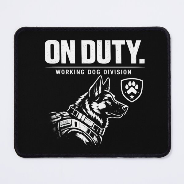 Item preview, ON DUTY Working Dog Division – K9 Handler & Service Dog Design designed and sold by pawsofhonorstudio.