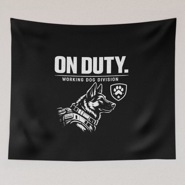 Item preview, ON DUTY Working Dog Division – K9 Handler & Service Dog Design designed and sold by pawsofhonorstudio.