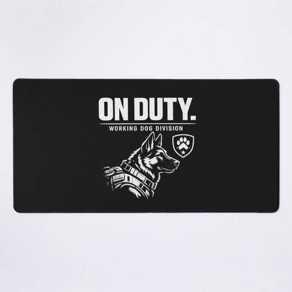 Item preview, ON DUTY Working Dog Division – K9 Handler & Service Dog Design designed and sold by pawsofhonorstudio.