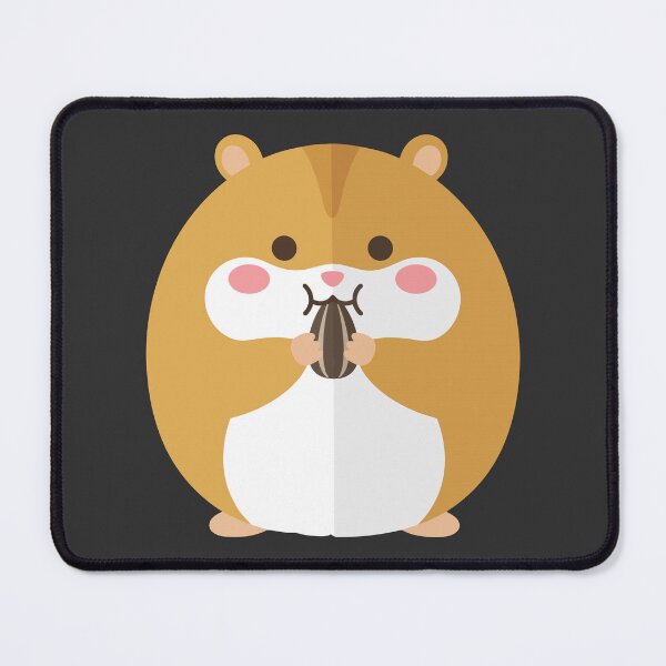 Item preview, Cute Kawaii Hamster Eating Seed designed and sold by KeremYurtseven.