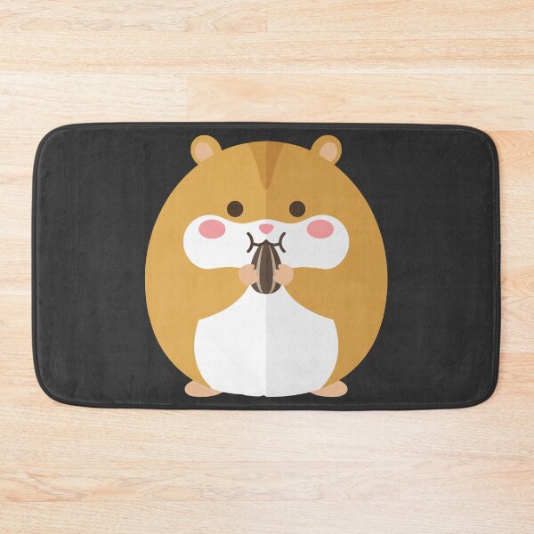 Item preview, Cute Kawaii Hamster Eating Seed designed and sold by KeremYurtseven.