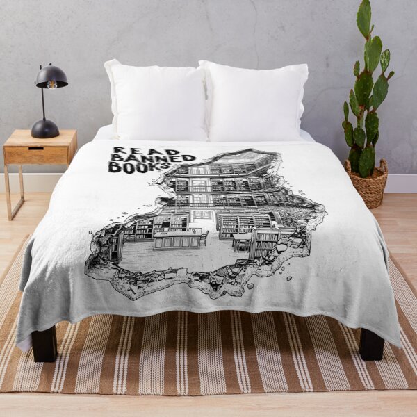 Item preview, Read Banned Books Funny Librarian Library Wall Graffiti designed and sold by GrandeDuc.