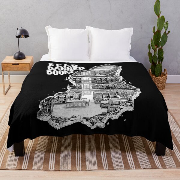 Item preview, Read Banned Books Funny Librarian Library Wall Graffiti designed and sold by GrandeDuc.
