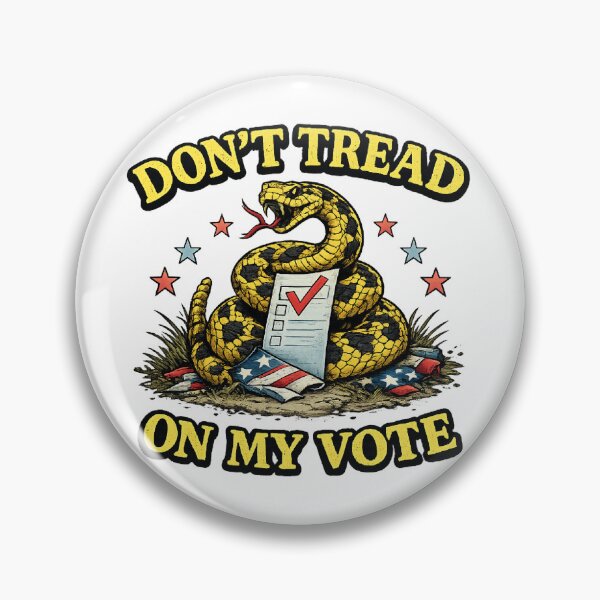 Item preview, Don't Tread On My Vote Patriotic Snake Voting Rights  designed and sold by The Junto Shop.