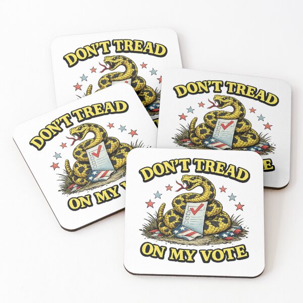 Item preview, Don't Tread On My Vote Patriotic Snake Voting Rights  designed and sold by The Junto Shop.