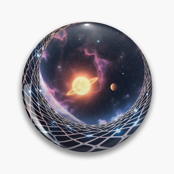 Item preview, Solar System Vortex Tunnel – Futuristic Cosmic Space Portal Art designed and sold by Uglyandcute.
