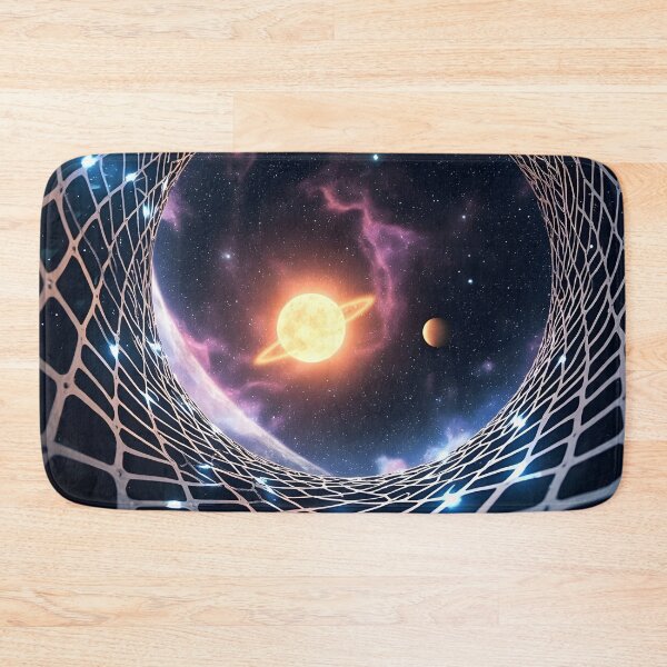 Item preview, Solar System Vortex Tunnel – Futuristic Cosmic Space Portal Art designed and sold by Uglyandcute.