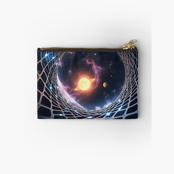 Item preview, Solar System Vortex Tunnel – Futuristic Cosmic Space Portal Art designed and sold by Uglyandcute.