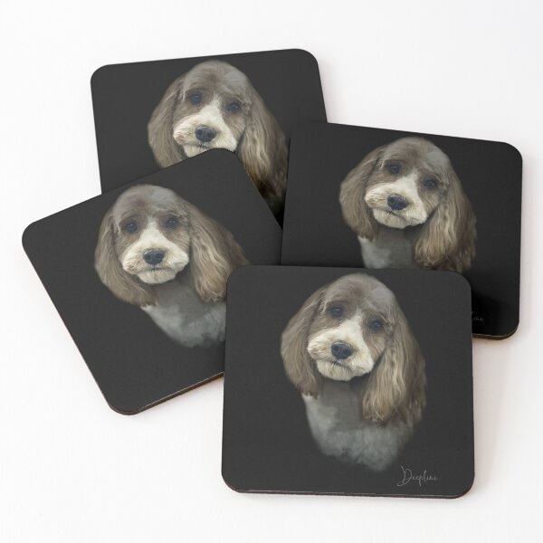 Item preview, Cockapoo Portrait designed and sold by DeeplineArt.