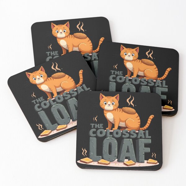 Item preview, The Colossal Loaf Funny Giant Toast Cat Pun Design designed and sold by FeelFreeStore.