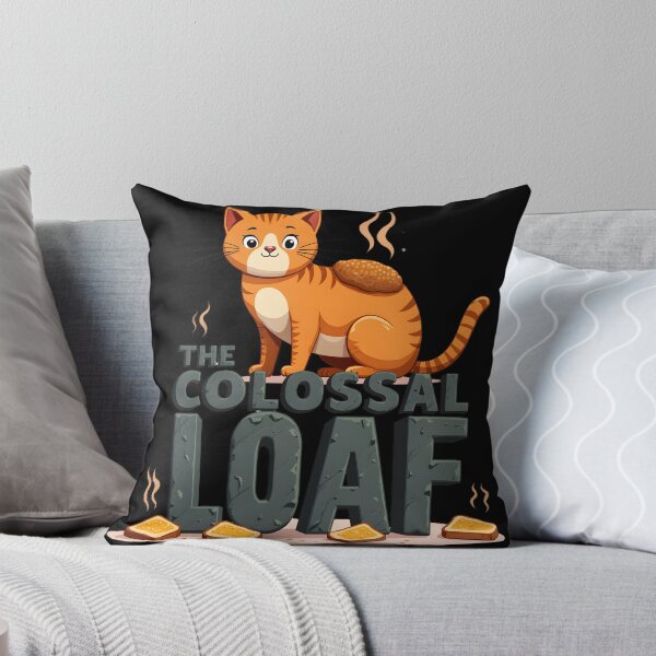 Item preview, The Colossal Loaf Funny Giant Toast Cat Pun Design designed and sold by FeelFreeStore.