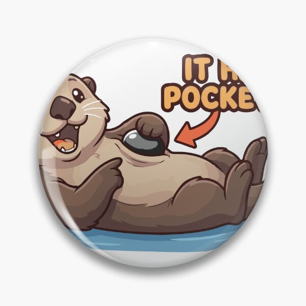 Item preview, It Has Pockets Sea Otter With Rock Funny Biology designed and sold by Petzzz.