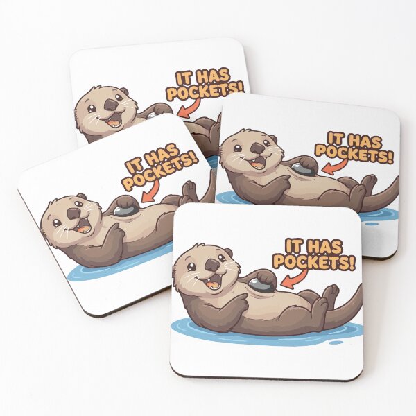 Item preview, It Has Pockets Sea Otter With Rock Funny Biology designed and sold by Petzzz.