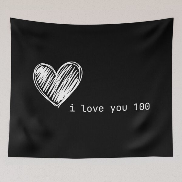 Item preview, I love you 100 designed and sold by NIHILAR.
