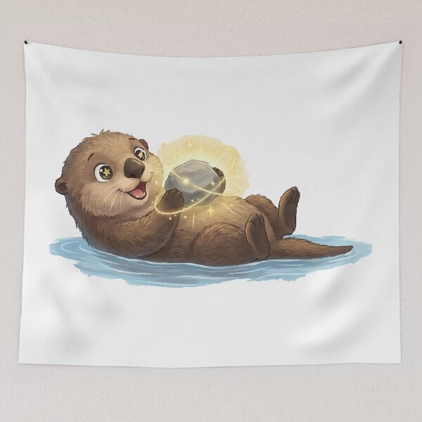 Item preview, My Precious Favorite Rock Sea Otter Love designed and sold by Petzzz.