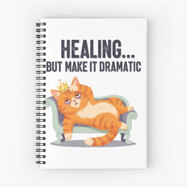 Item preview, Healing But Make It Dramatic | Funny Sassy Relatable Quote Sticker designed and sold by ZekoStick.